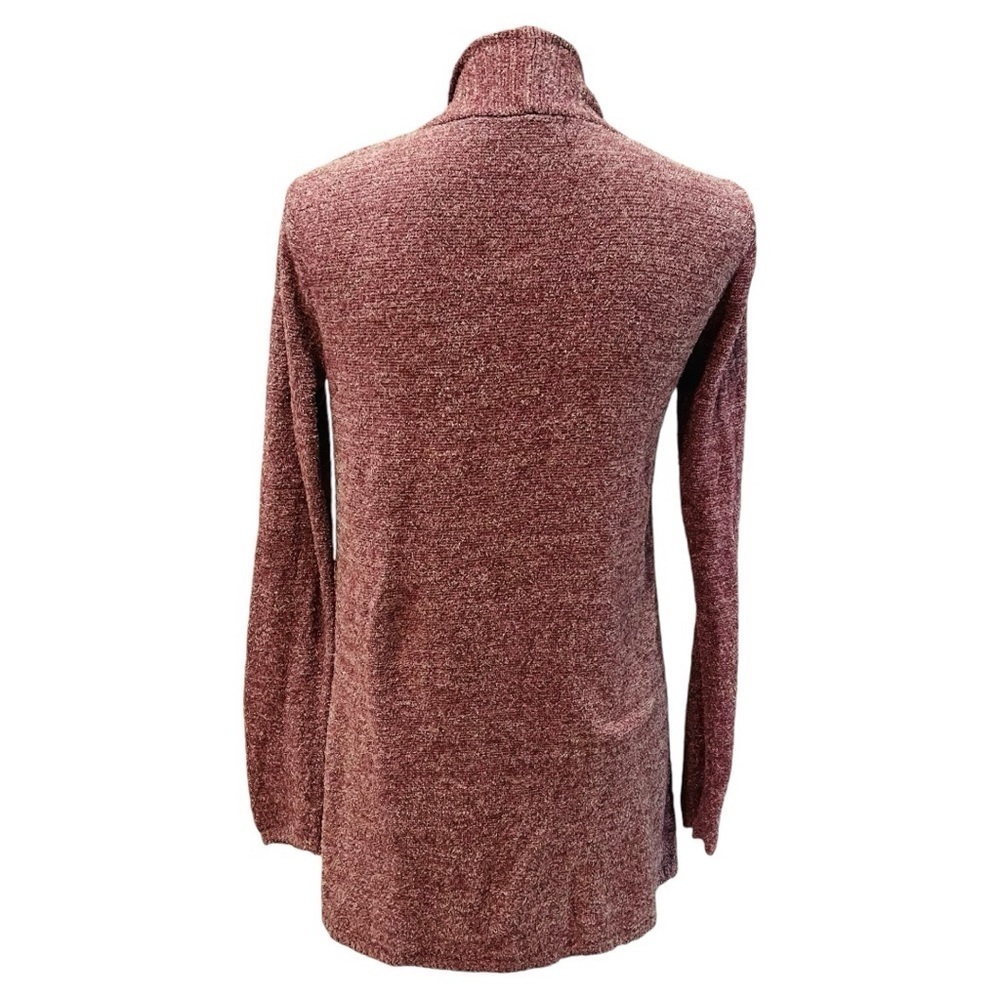 Barefoot Dreams Cozychic Lite Red Asymmetrical Open Cardigan Small/Medium - Picture 2 of 7